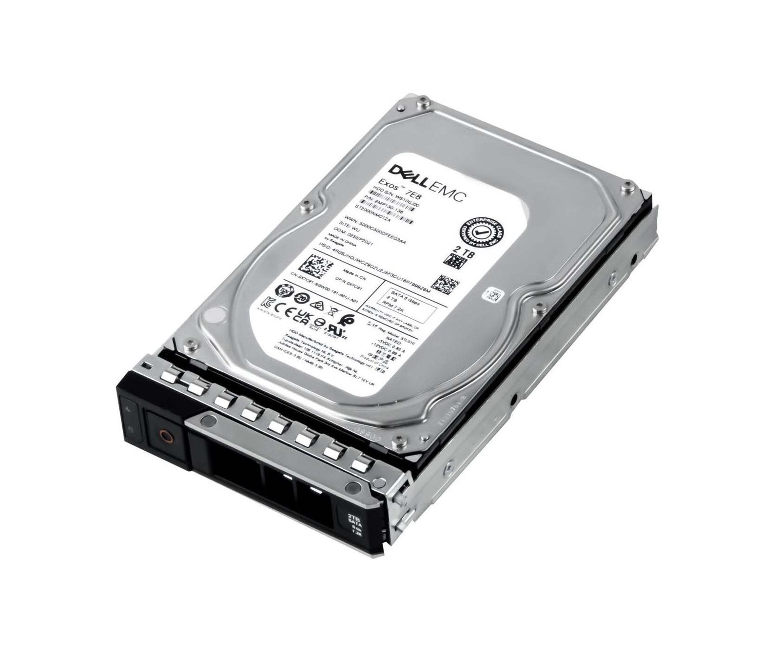 Dell 2TB SATA 6Gb/s Hot Swap 7200RPM (512n) 3.5-inch - X7C91