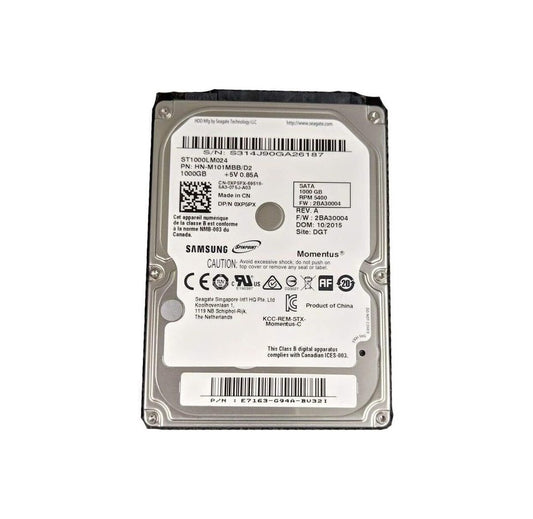 Dell 1TB SATA 3Gb/s 5400RPM 2.5-inch Internal Hard D - XP5PX