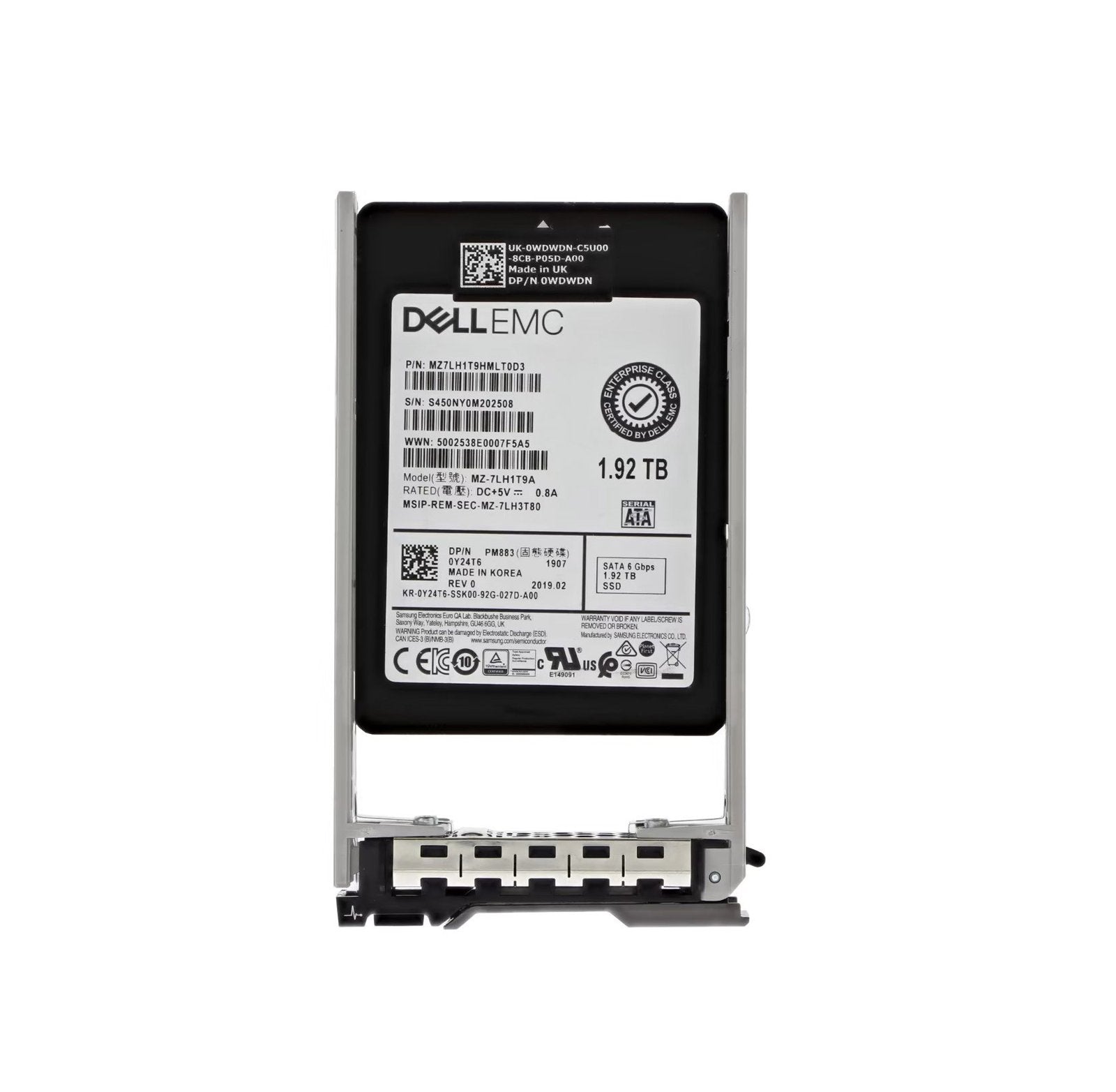 Dell 1.92TB SATA 6Gb/s Hot Swap Read Intensive 2.5-i - Y24T6