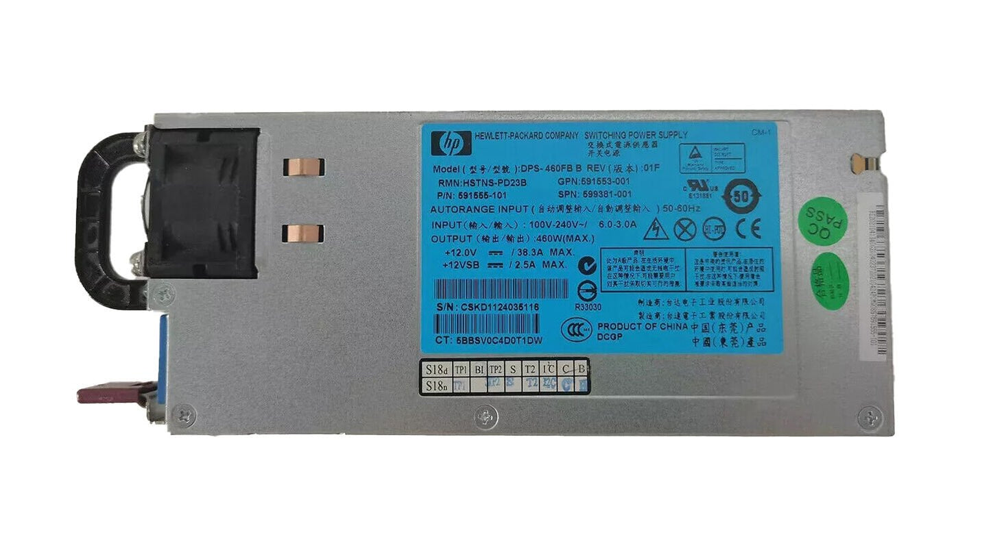 HP 460-Watts Power Supply - DPS-460FB
