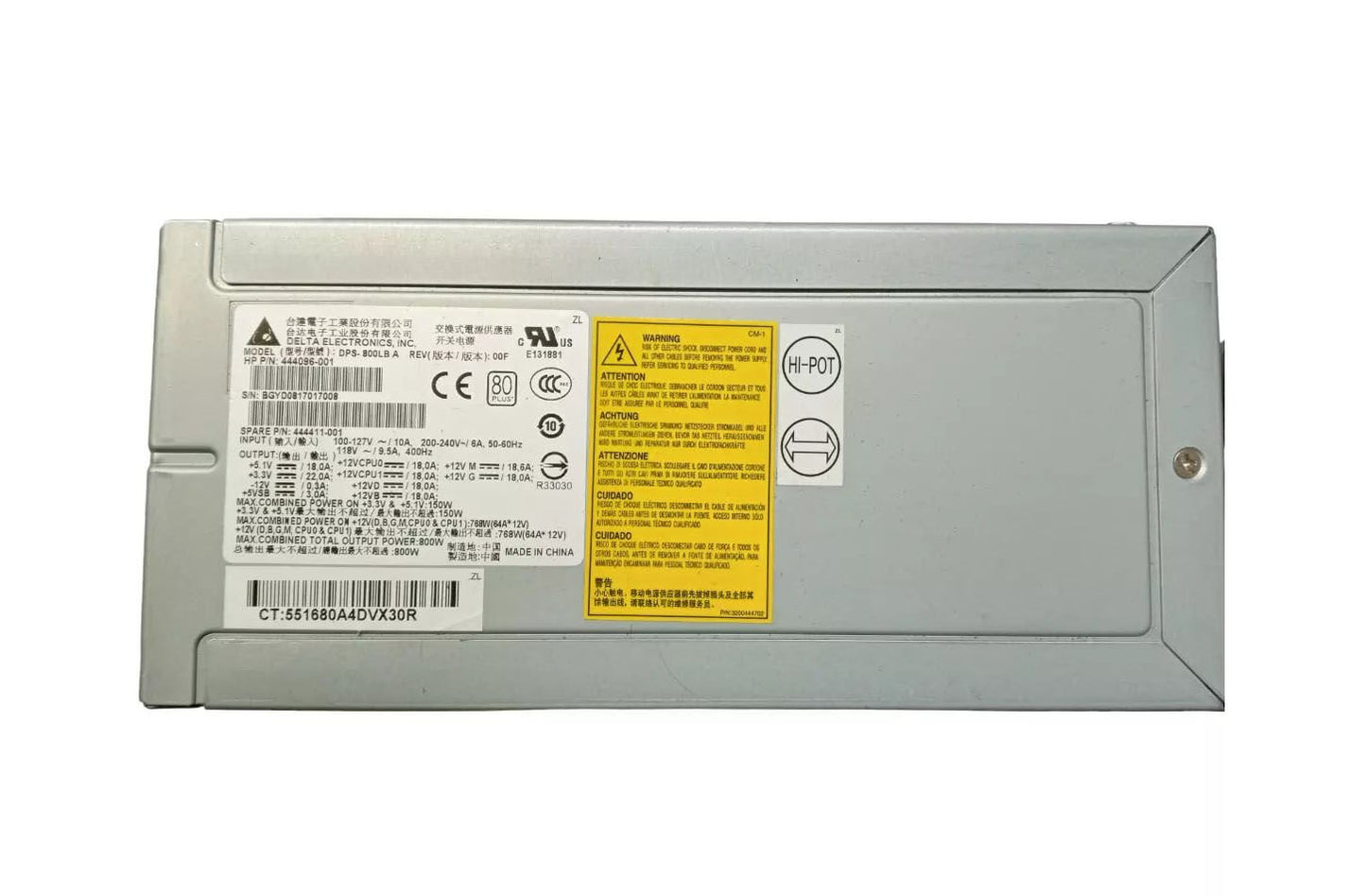 HP 800-Watts Power Supply - DPS-800LB-A