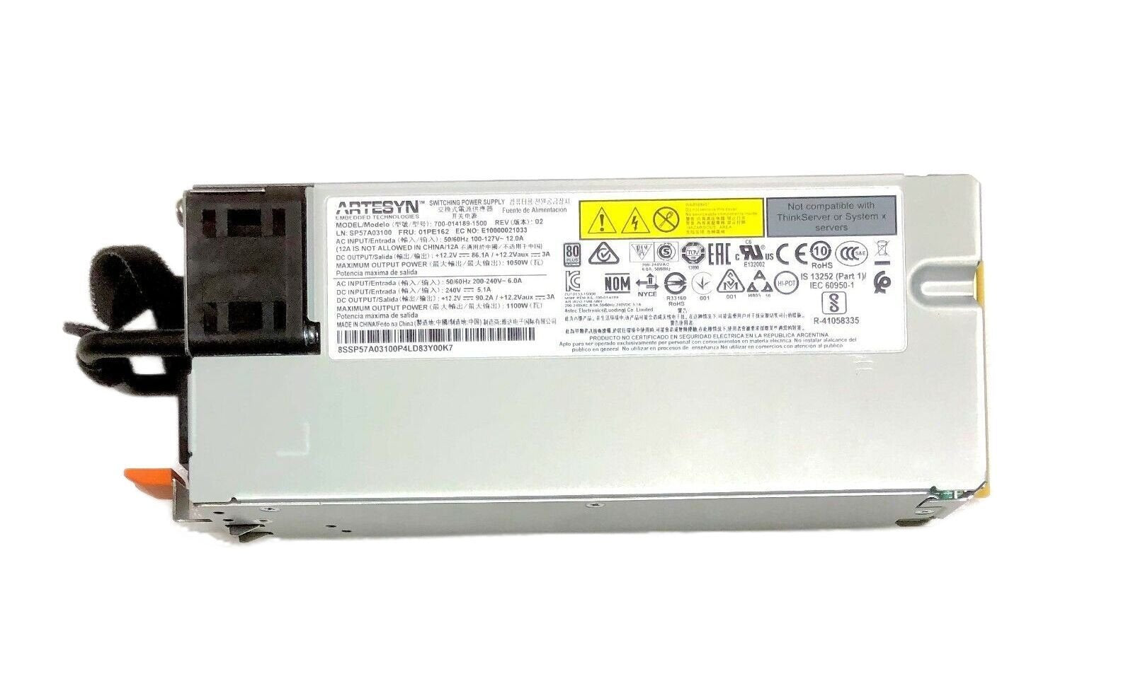 Artesyn 1100-Watts Power Supply - E10000021033
