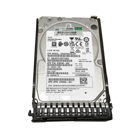 HP 2.4TB SAS 12Gb/s Hot Swap Digitally Signe - EG002400JWJNT