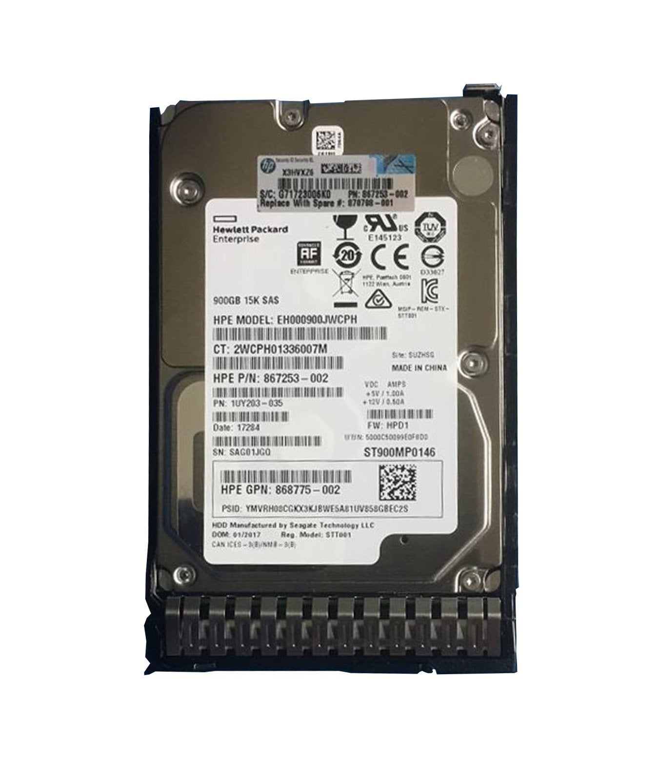 HPE Server Hard Disk Drive - EH000900JWCPH