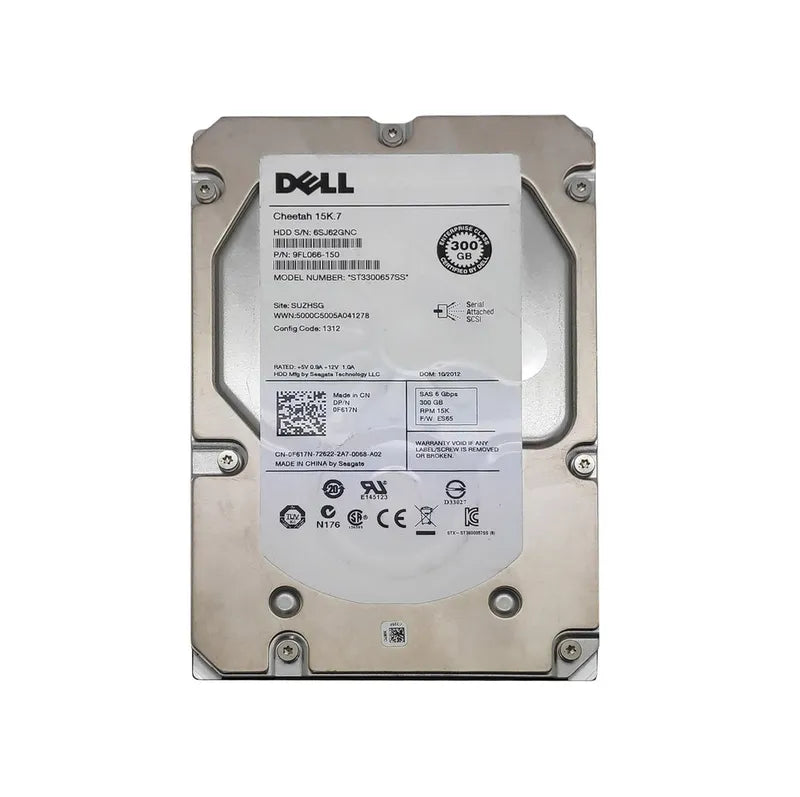 Dell 300GB SAS Server Hard Drive - F617N