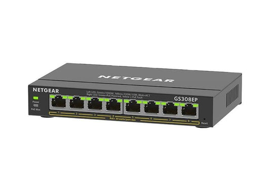 Netgear GS308EP Network Switch - GS308EP-100NAS