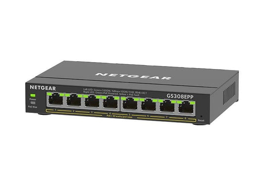 Netgear GS308EPP Network Switch - GS308EPP-100NAS