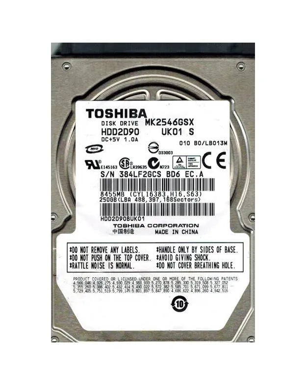Toshiba Desktop Hard Drive - HDD2D90