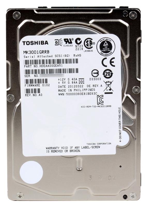 Toshiba Server Hard Disk Drive - HDEAA00GEA51