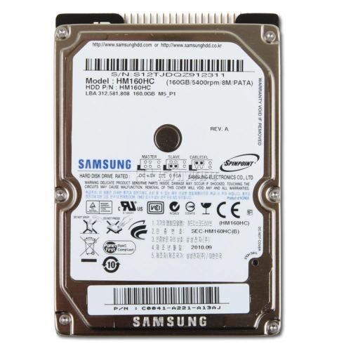 Samsung 160GB Laptop Hard Drive - HM160HC