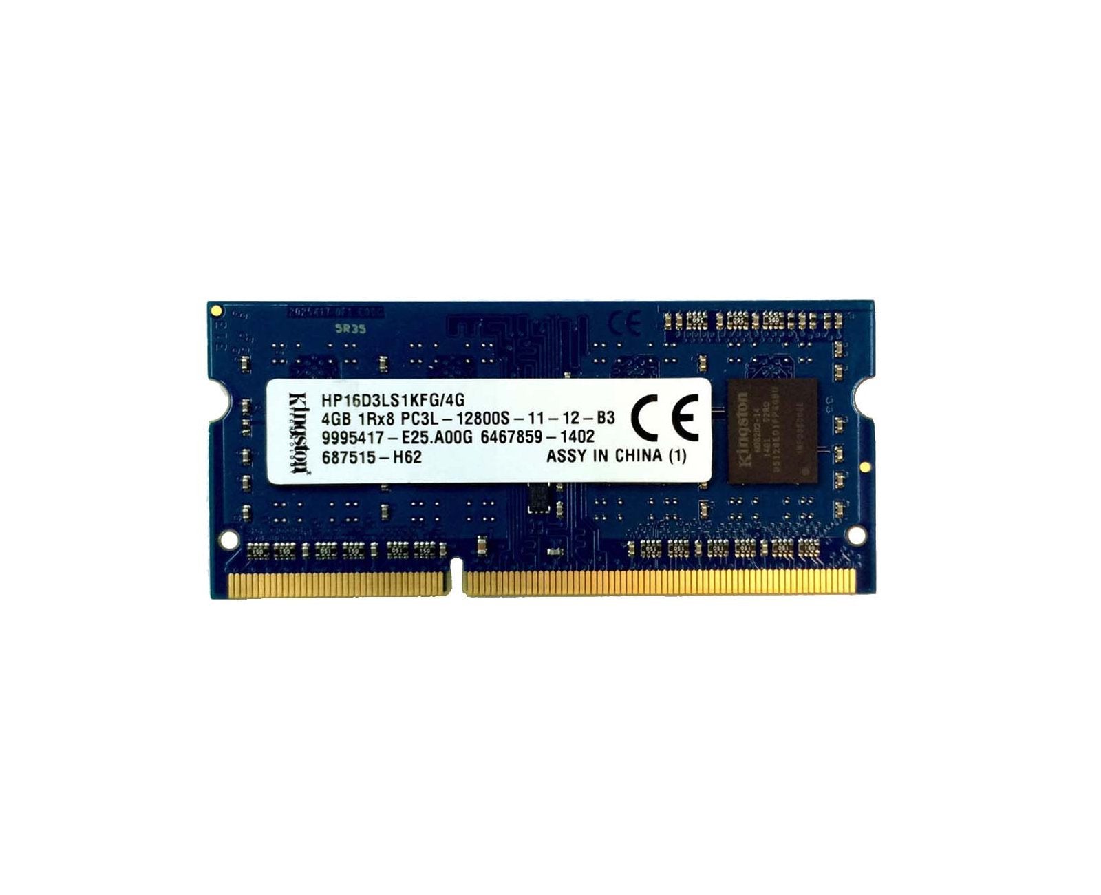 Kingston 4GB Laptop Memory Module - HP16D3LS1KFG/4G