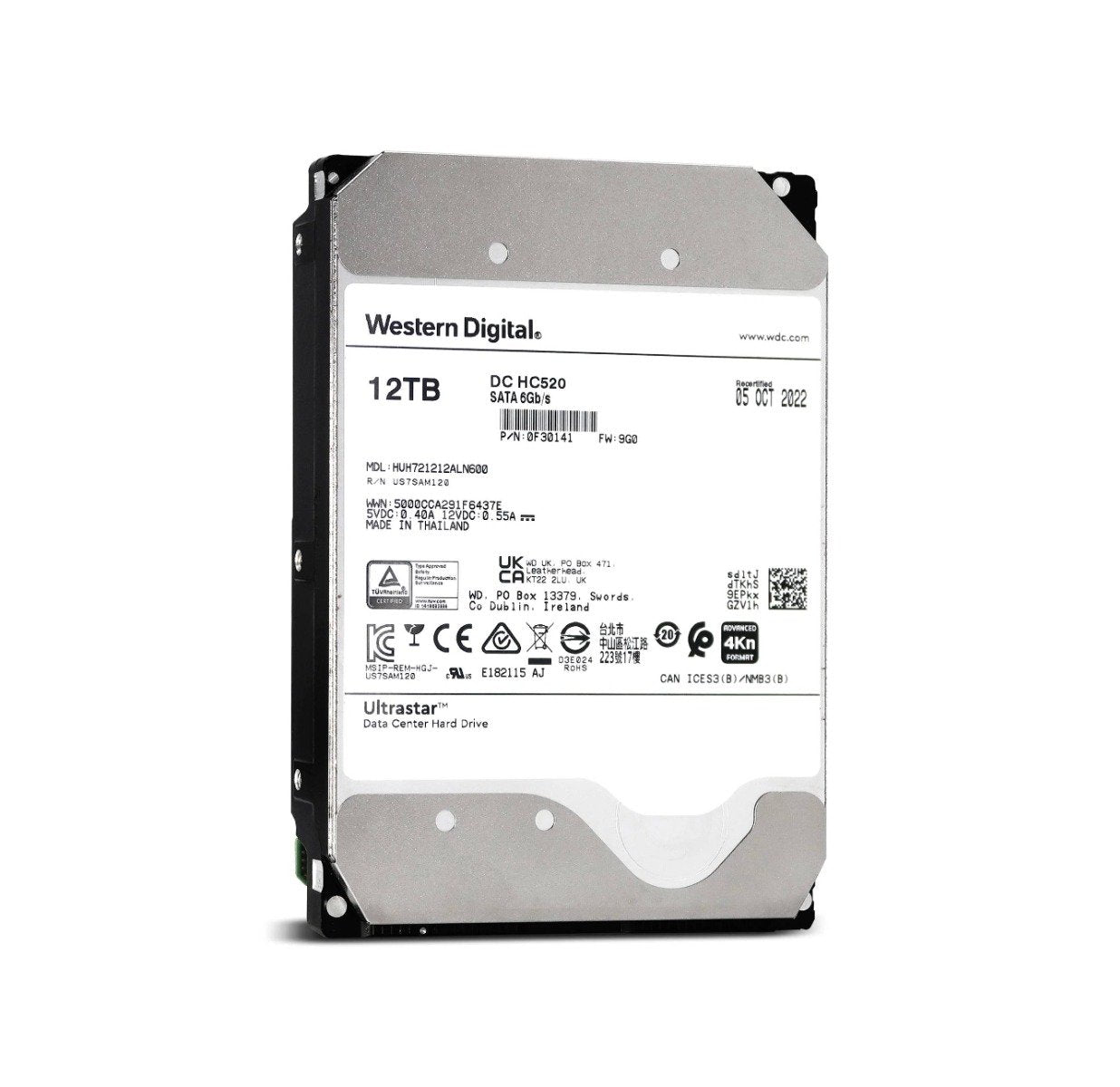 HGST Ultrastar DC HC520 12TB SATA 6Gb/s 72 - HUH721212ALN600