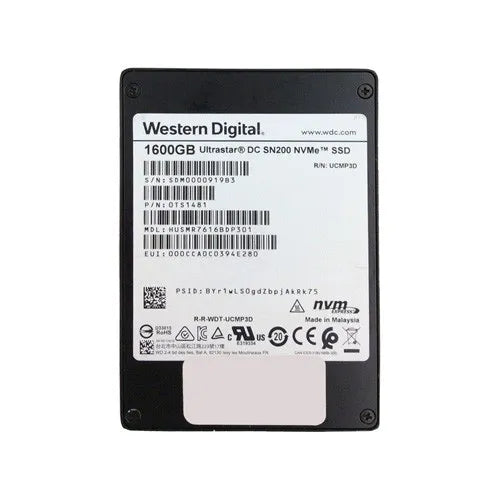 HGST Solid State Drive - HUSMR7616BDP301