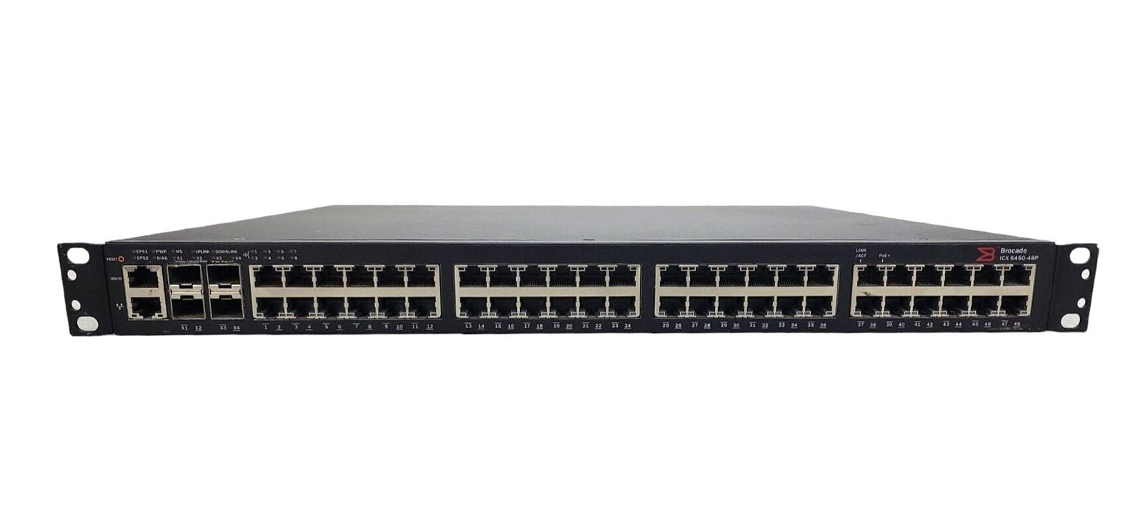 Brocade ICX 6450 48-Ports 10/100/1000BASE-T Po - ICX6450-48P