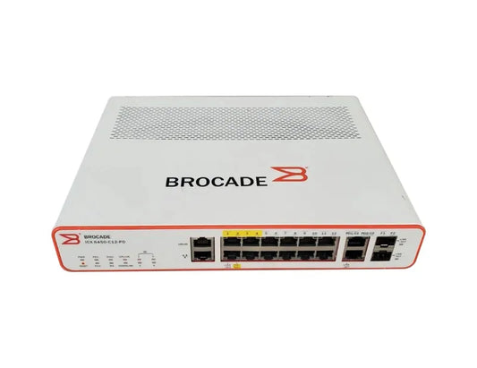 Brocade Network Switch - ICX6450-C12-PD