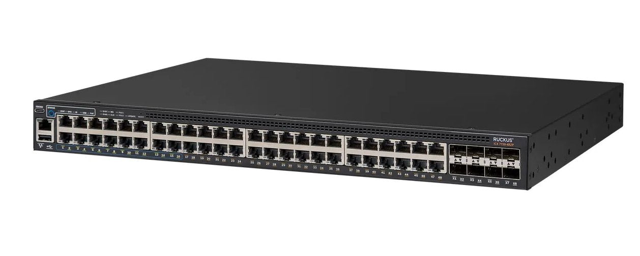 Ruckus Network Switch - ICX7150-48ZP-E2X10G