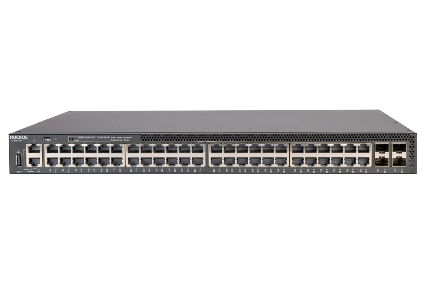 Ruckus Network Switch - ICX8200-48PF2-E2