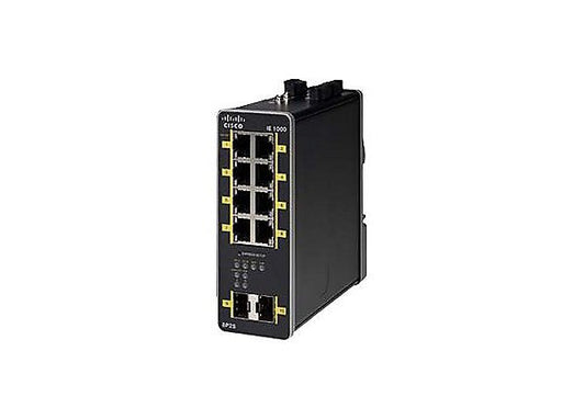 Cisco IE 1000 Network Switch - IE-1000-8P2S-LM