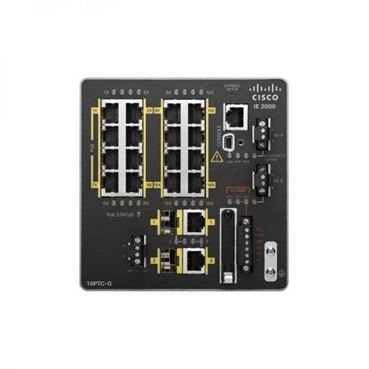 Cisco 2000 Series Network Switch - IE-2000-16PTC-G-E