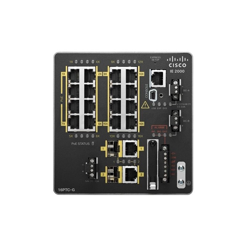 Cisco 2000 Series Network Switch - IE-2000-16PTC-G-L