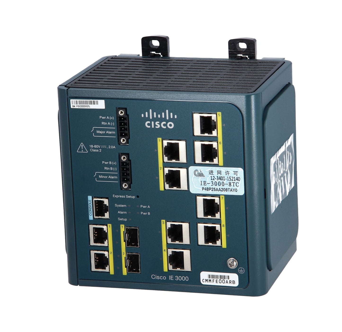 Cisco 3000 Series Network Switch - IE-3000-8TC