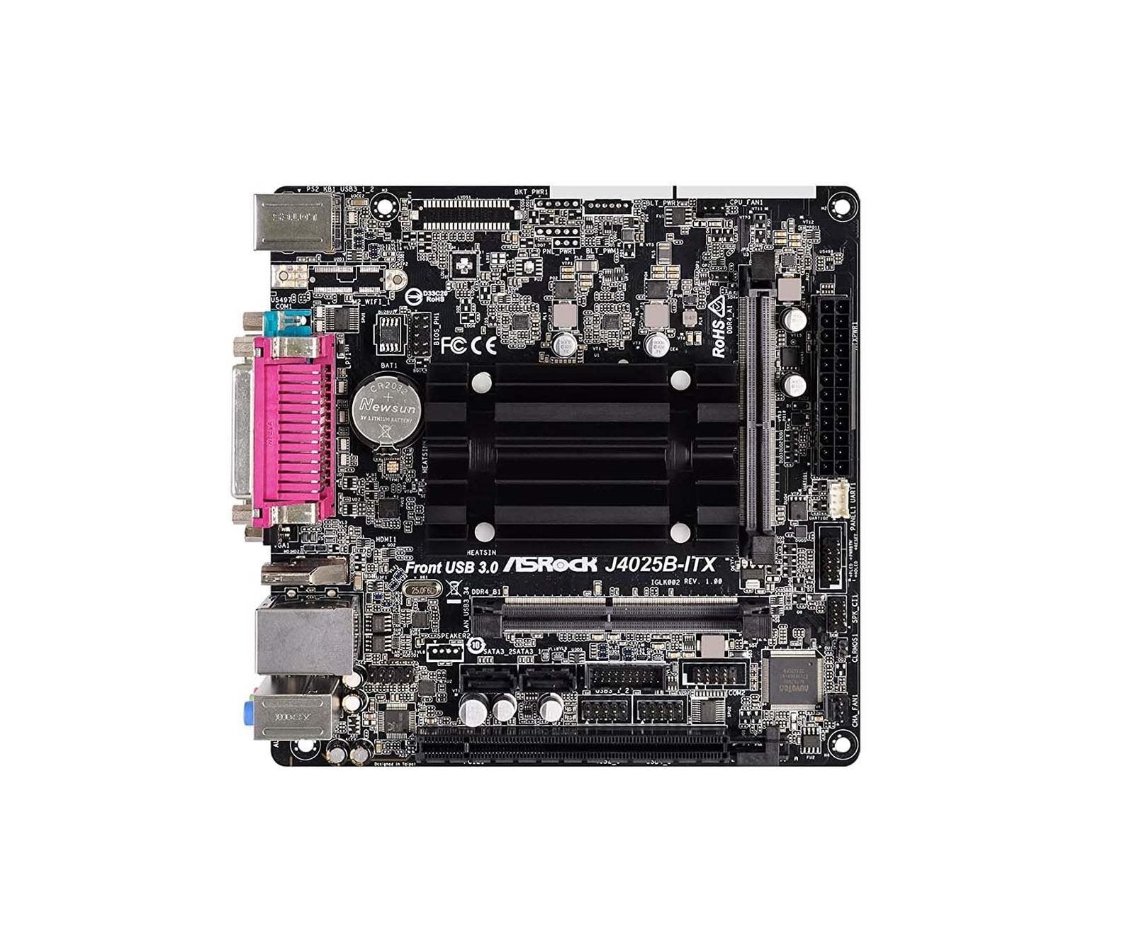 Asrock Desktop Motherboard - J4025B-ITX