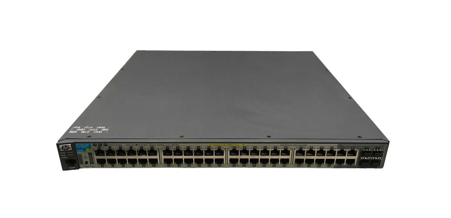 HP 3500-48G-PoE+ 44-Ports 1GbE RJ-45 Network Switch - J9311A