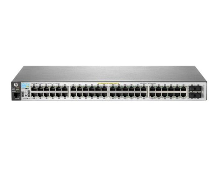 HPE Aruba 2530 48-Ports 1GbE PoE+ Rack-mountabl - J9772A#0D1
