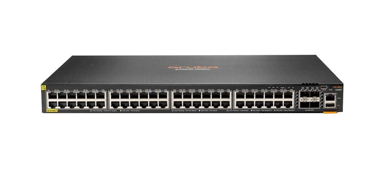 HPE Aruba CX 6300F 48-Ports 10/100/1000BASE-T C - JL665A#ABB