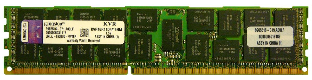 Kingston 16GB Server Memory Module - KVR16R11D4/16HM