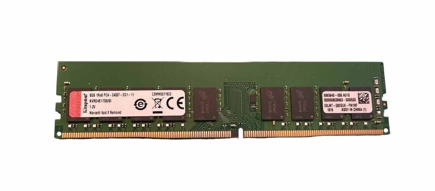 Kingston Server Memory - KVR24E17S8/8I
