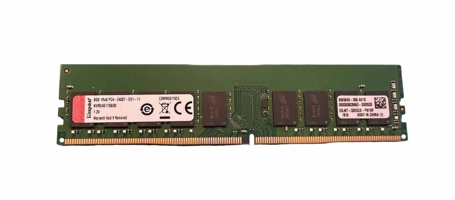 Kingston Server Memory - KVR24E17S8/8I