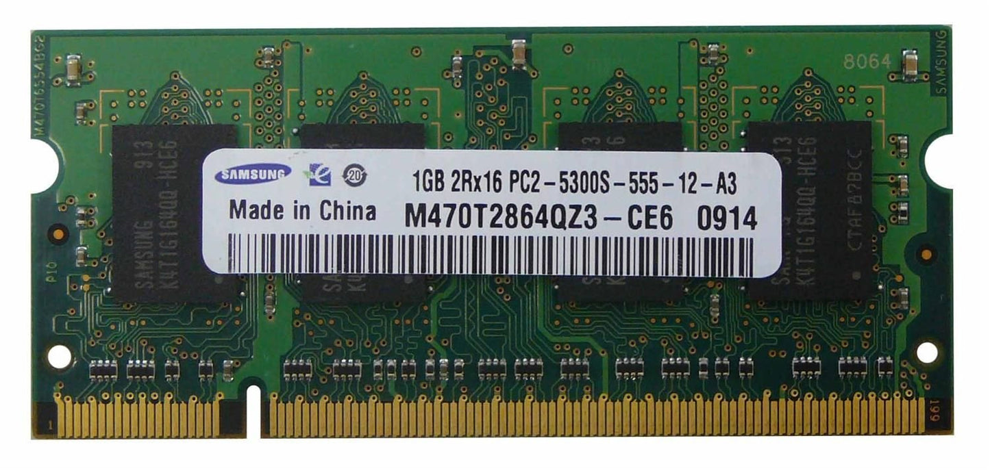 Samsung 1GB Laptop Memory Module - M470T2864QZ3-CE6