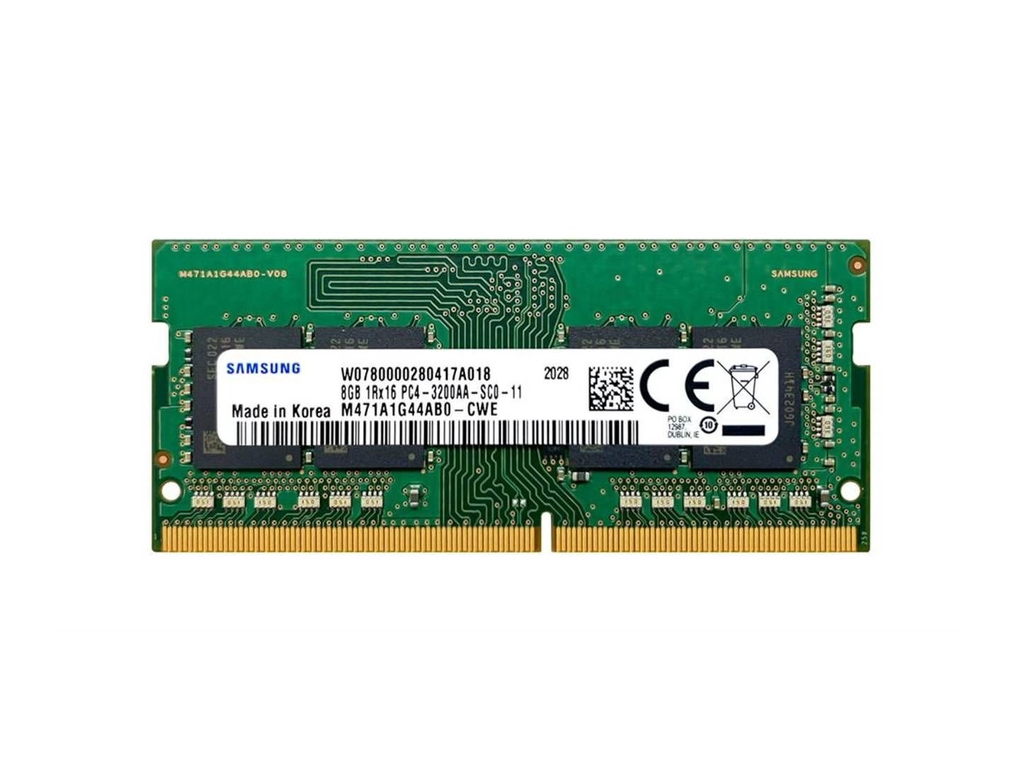 Samsung 8GB Laptop Memory Module - M471A1G44AB0-CWE