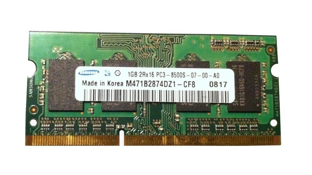 Samsung 1GB Laptop Memory Module - M471B2874DZ1-CF8