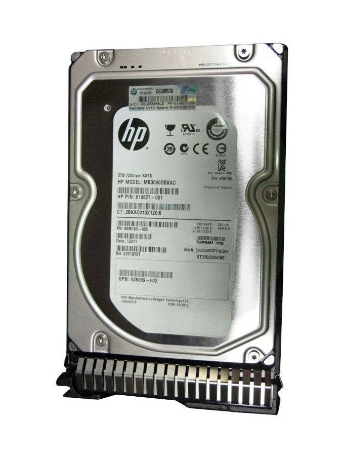 HPE 3TB Server Hard Drive - MB3000GBKAC