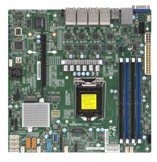 Supermicro Server Motherboard - MBD-X11SCM-LN8F-O