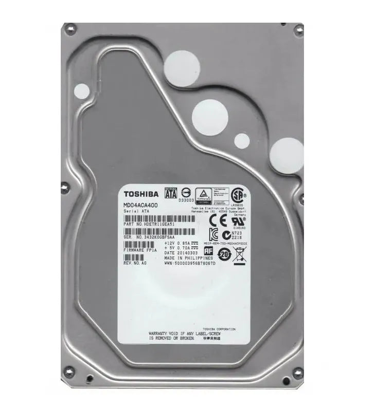 Toshiba Desktop Hard Drive - MD04ACA400