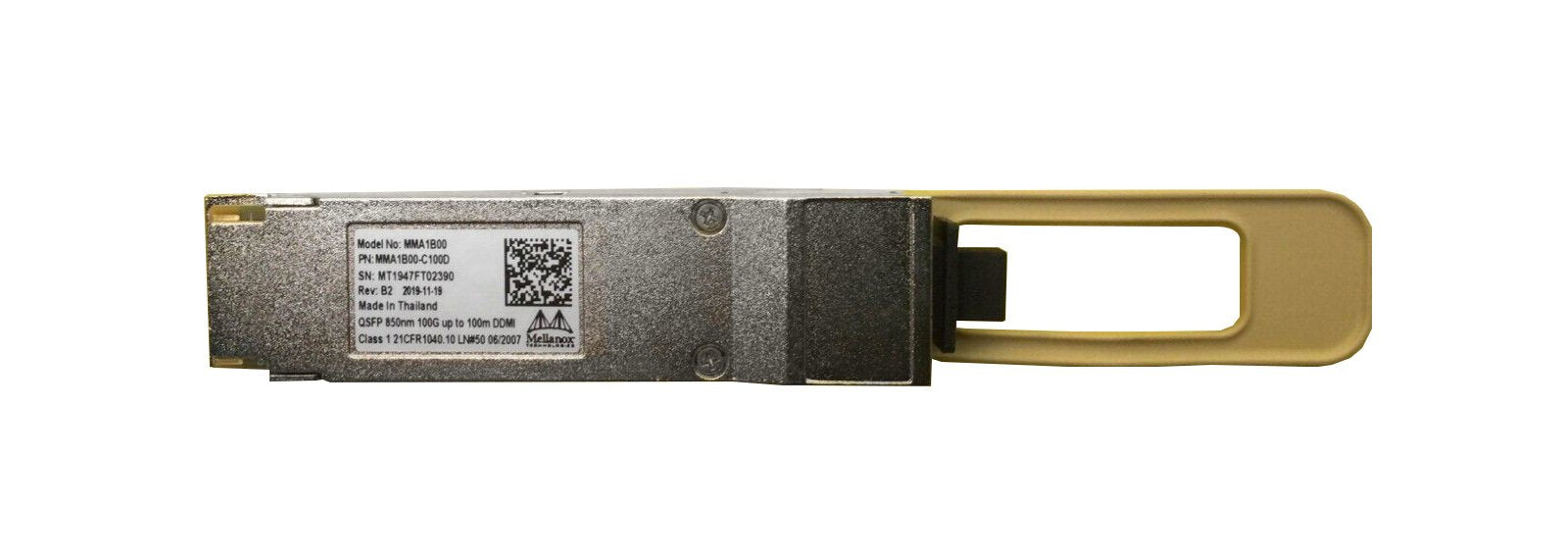Mellanox 100GBASE-SR4 Multi-mode Fibre 100m - MMA1B00-C100D