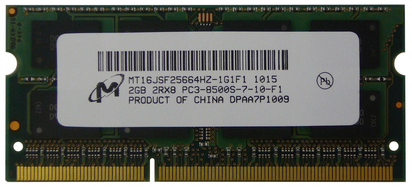 Micron 2GB Laptop Memory Module - MT16JSF25664HZ-1G1F1