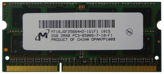 Micron 2GB Laptop Memory Module - MT16JSF25664HZ-1G1F1