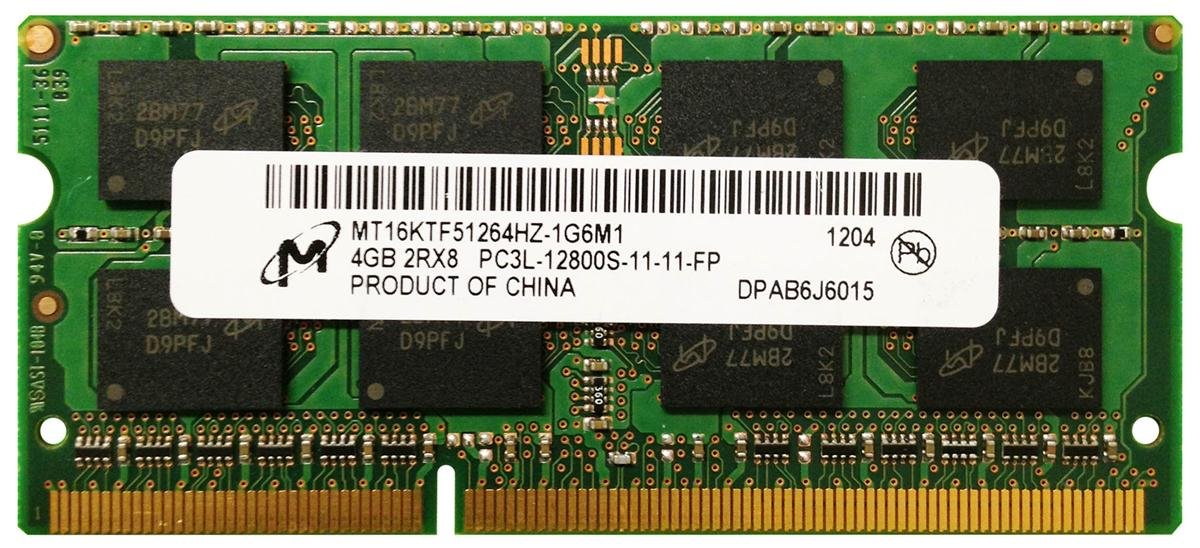 Micron 4GB Laptop Memory Module - MT16KTF51264HZ-1G6M1