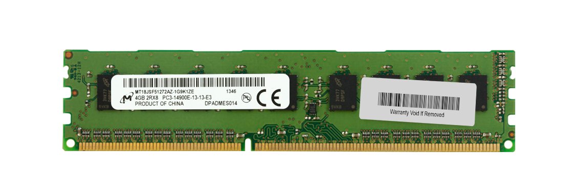 Micron 4GB Server Memory Module - MT18JSF51272AZ-1G9K1ZE