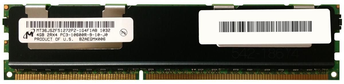 Micron 4GB Server Memory Module - MT36JSZF51272PZ-1G4F1AB
