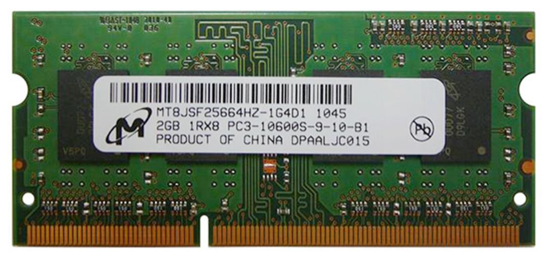 Micron 2GB Laptop Memory Module - MT8JSF25664HZ-1G4D1