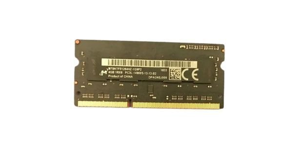 Micron 4GB Laptop Memory Module - MT8KTF51264HZ-1G9P2