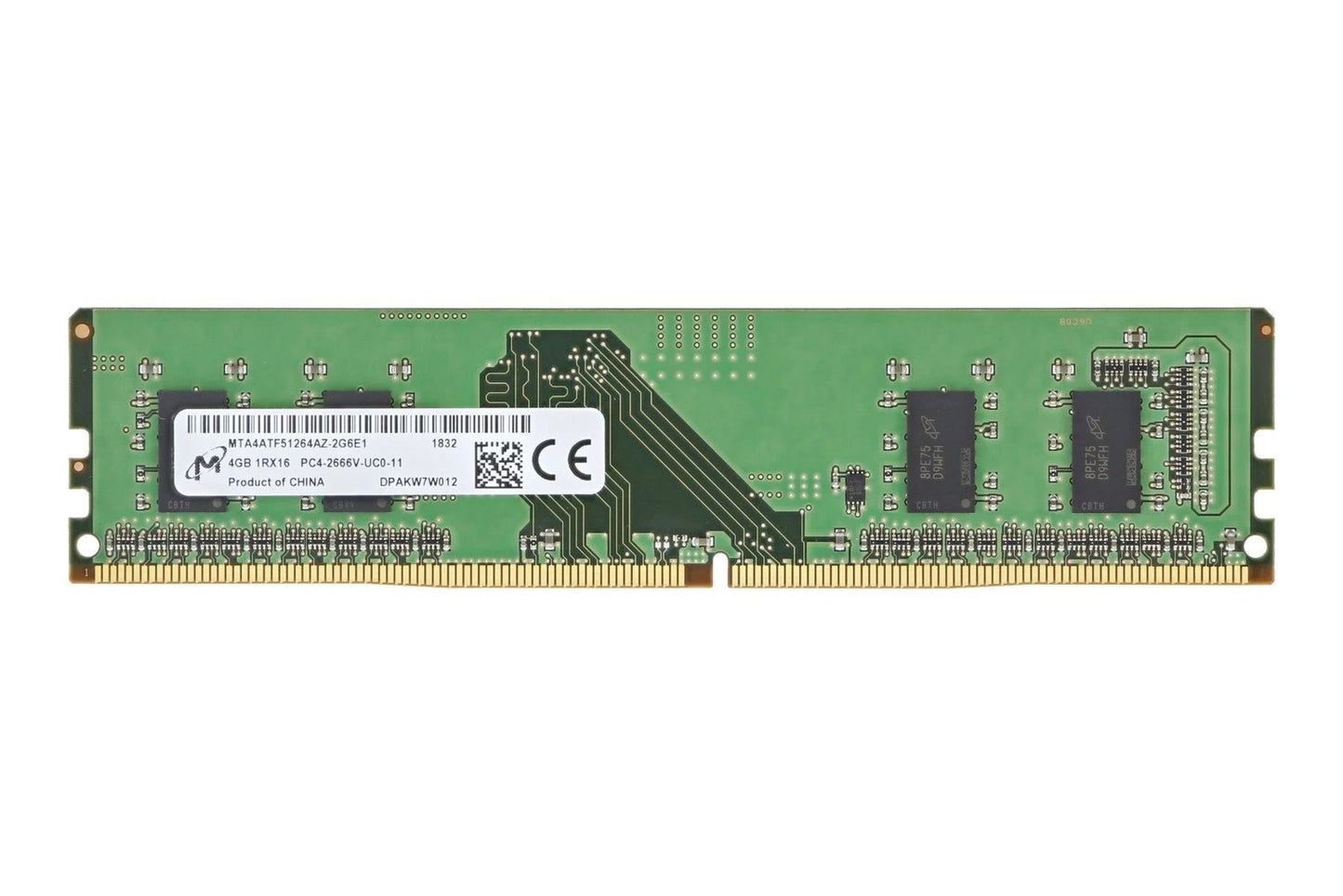 Micron 4GB Desktop Memory Module - MTA4ATF51264AZ-2G6