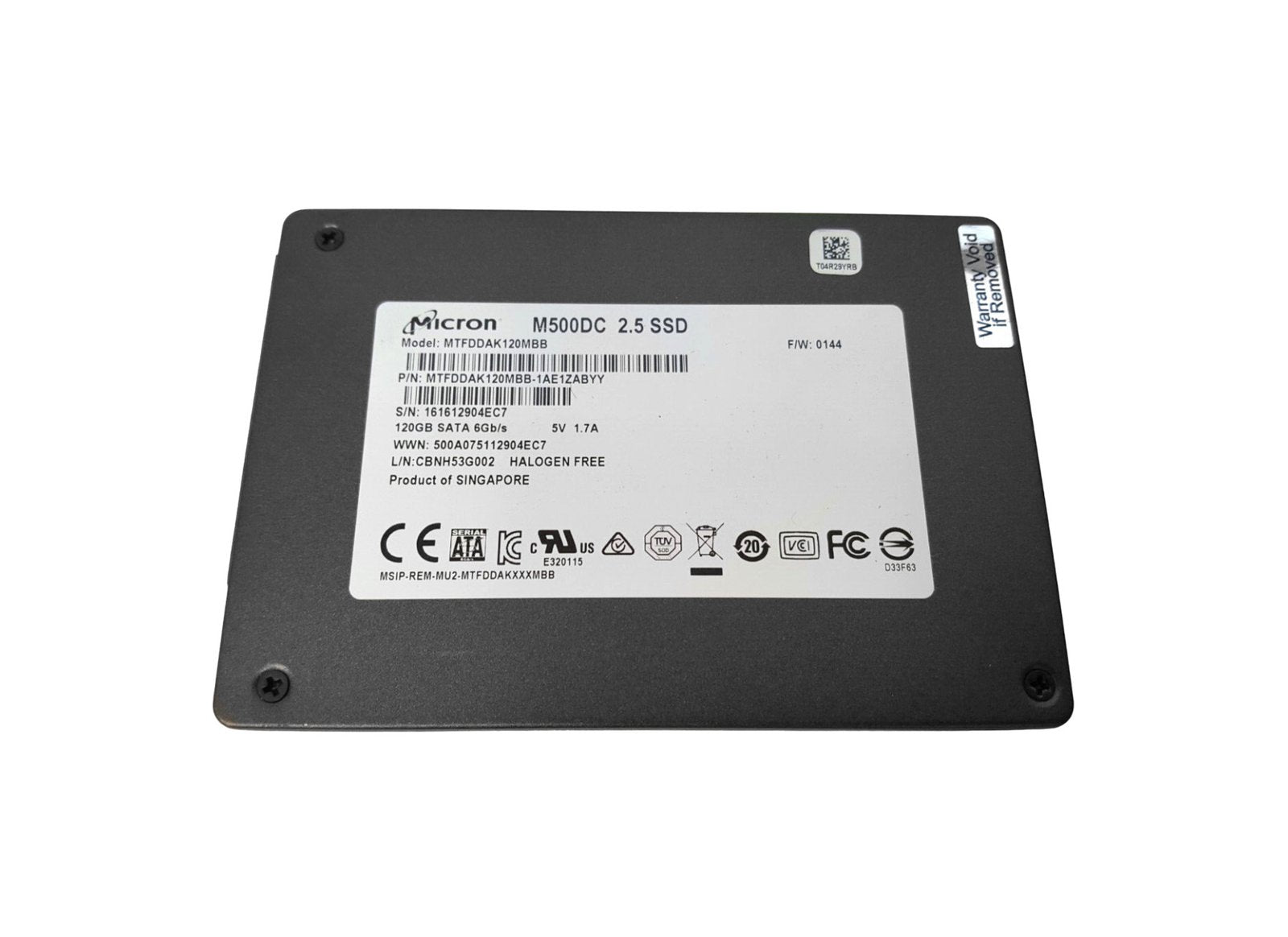 Micron Solid State Drive - MTFDDAK120MBB