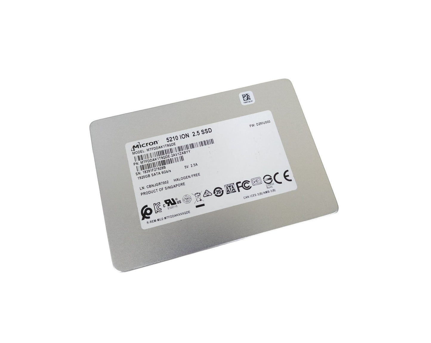 Micron Solid State Drive - MTFDDAK1T9QDE