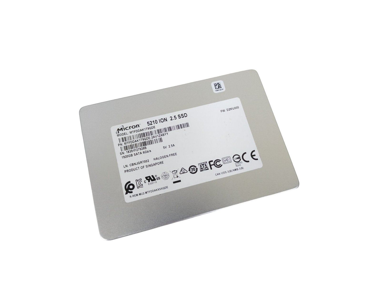 Micron Solid State Drive - MTFDDAK1T9QDE